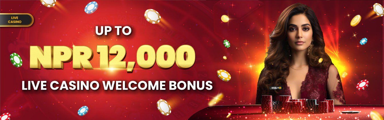 Khalti88 50% LIVE CASINO WELCOME BONUS